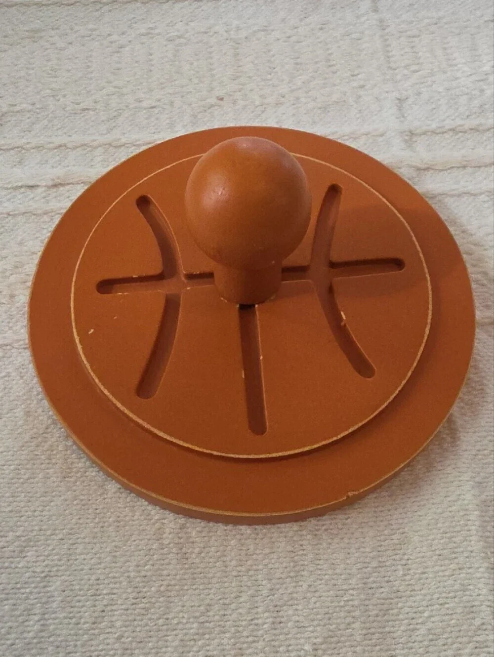 Decorative sports ball wood wall hooks for themed kids' rooms